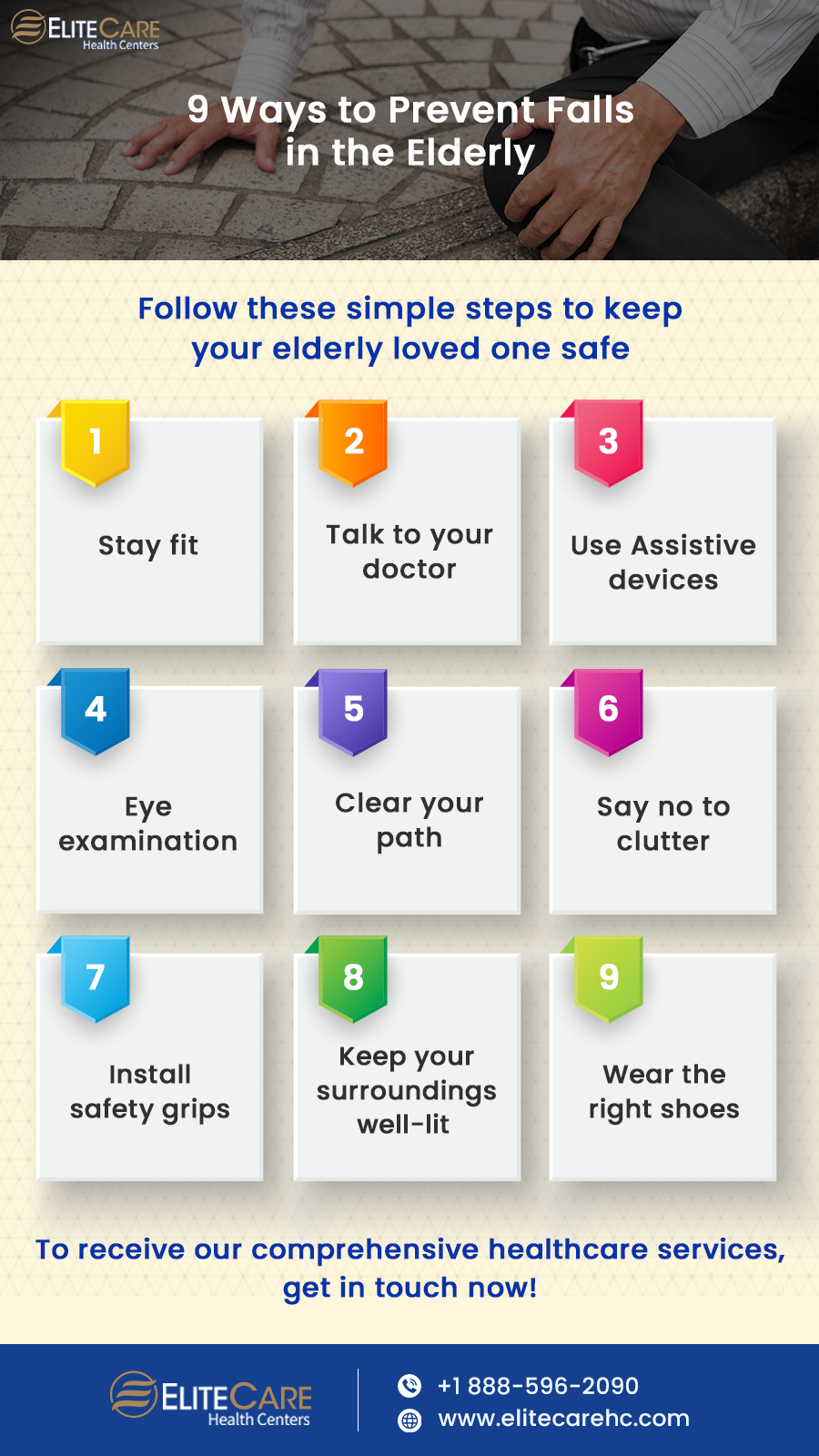 9 ways to prevent falls in elderly