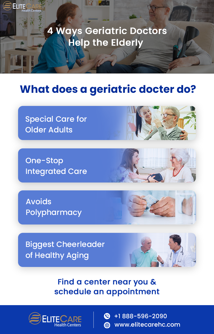 4 Ways Geriatric Doctors Help the Elderly | Infographic