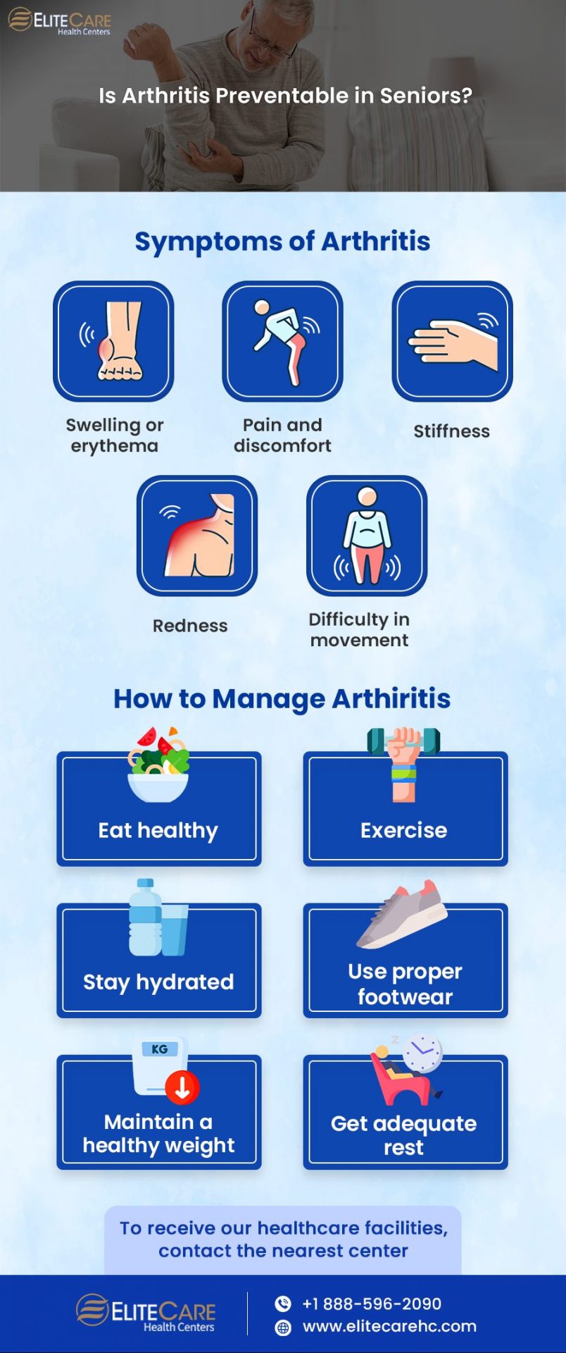 Is Arthritis Preventable in Seniors? | Infographic