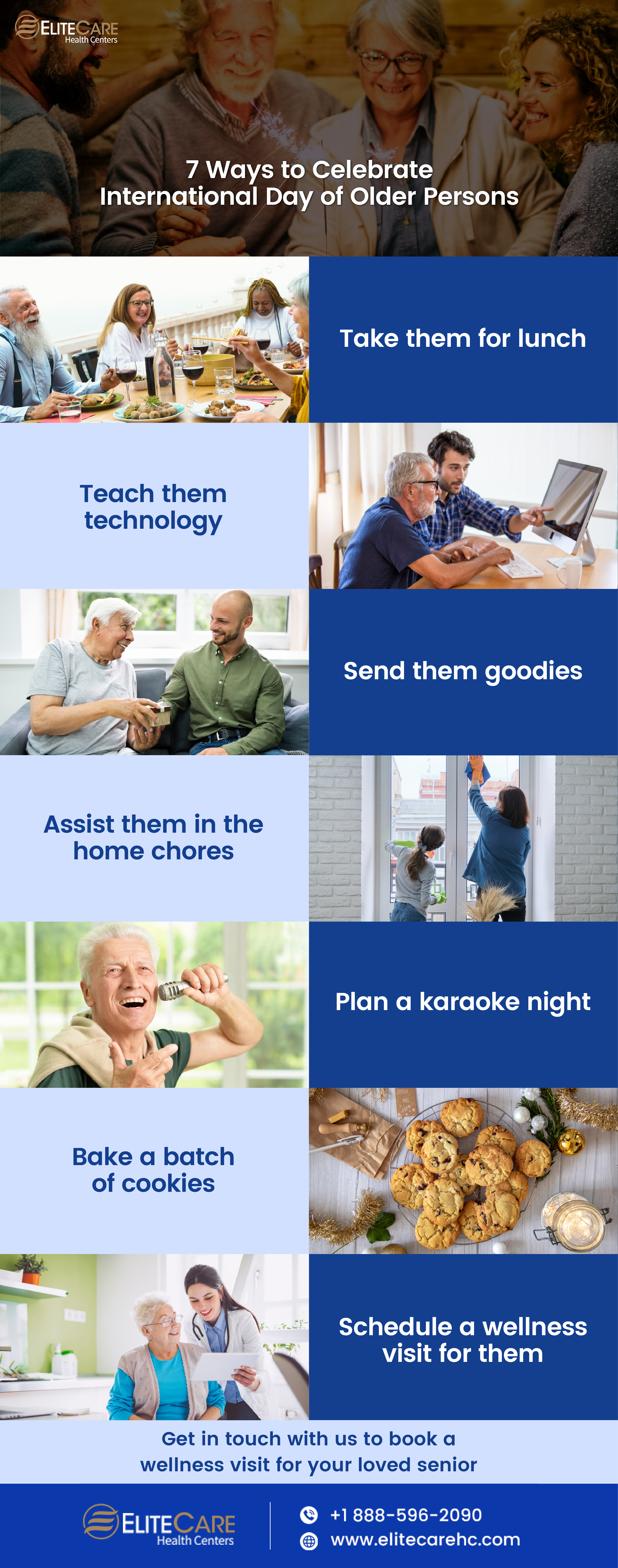 7 Ways to Celebrate International Day of Older Persons | Infographic