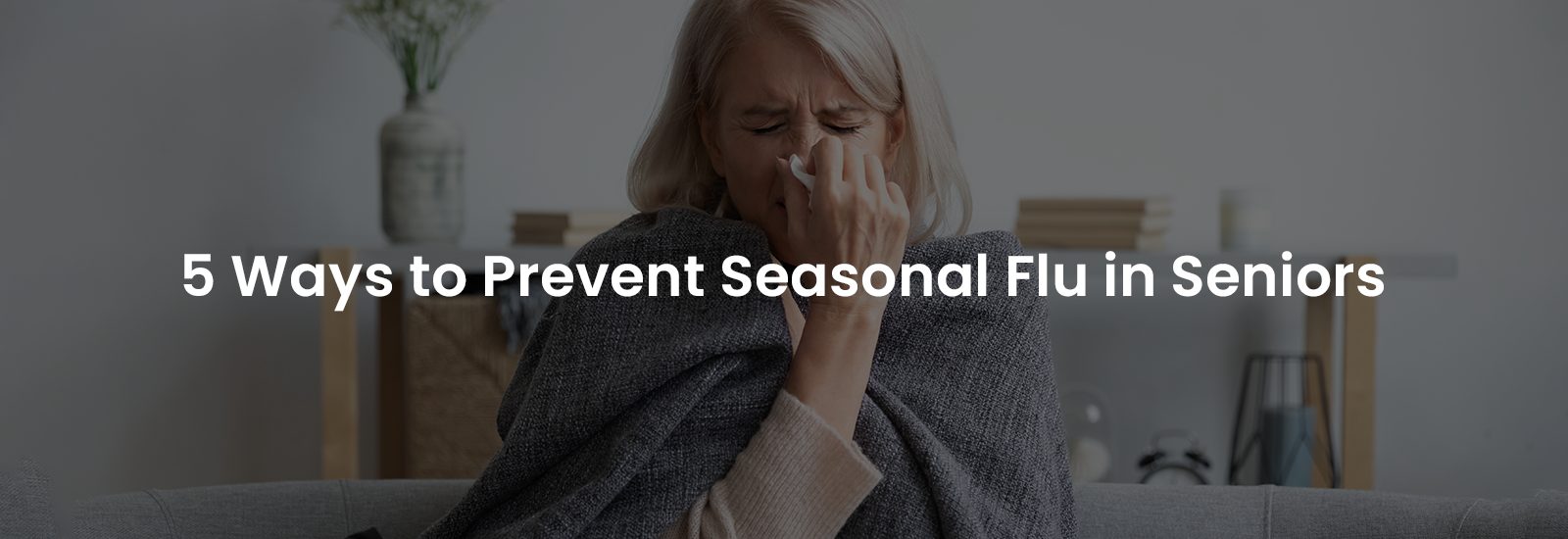 5 Ways to Prevent Seasonal Flu in Seniors | Banner Image