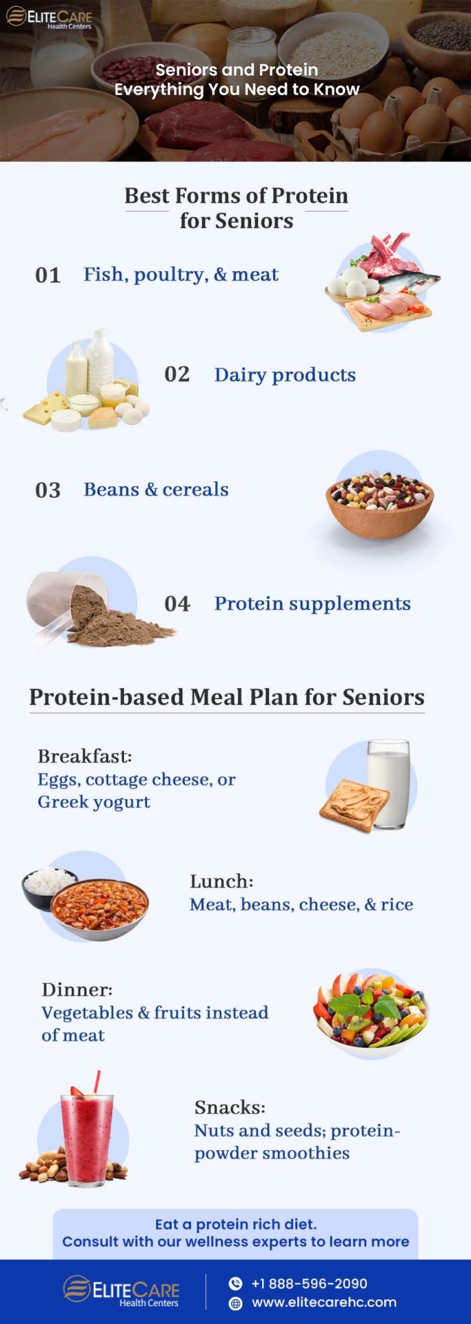 Seniors and Protein Everything You Need to Know | Infographic