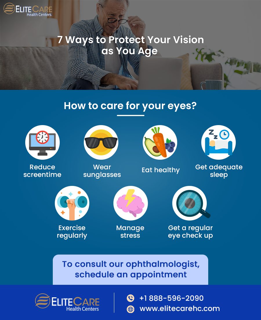7 Ways to Protect Your Vision as You Age | Infographic