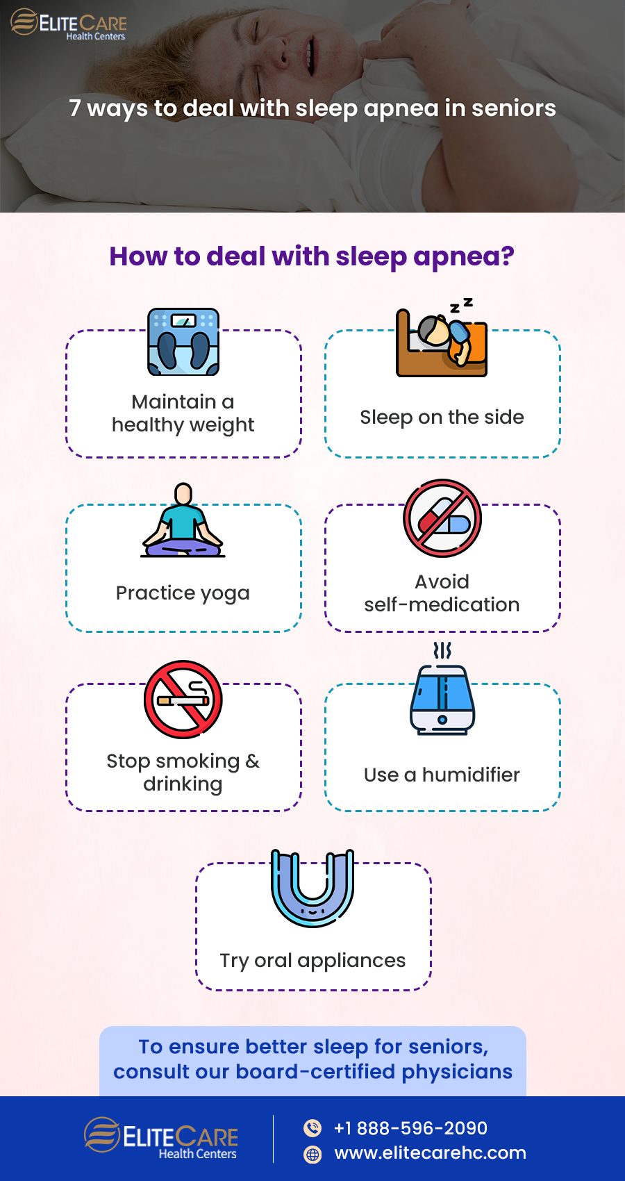 7 Ways to Deal with Sleep Apnea | Infographic