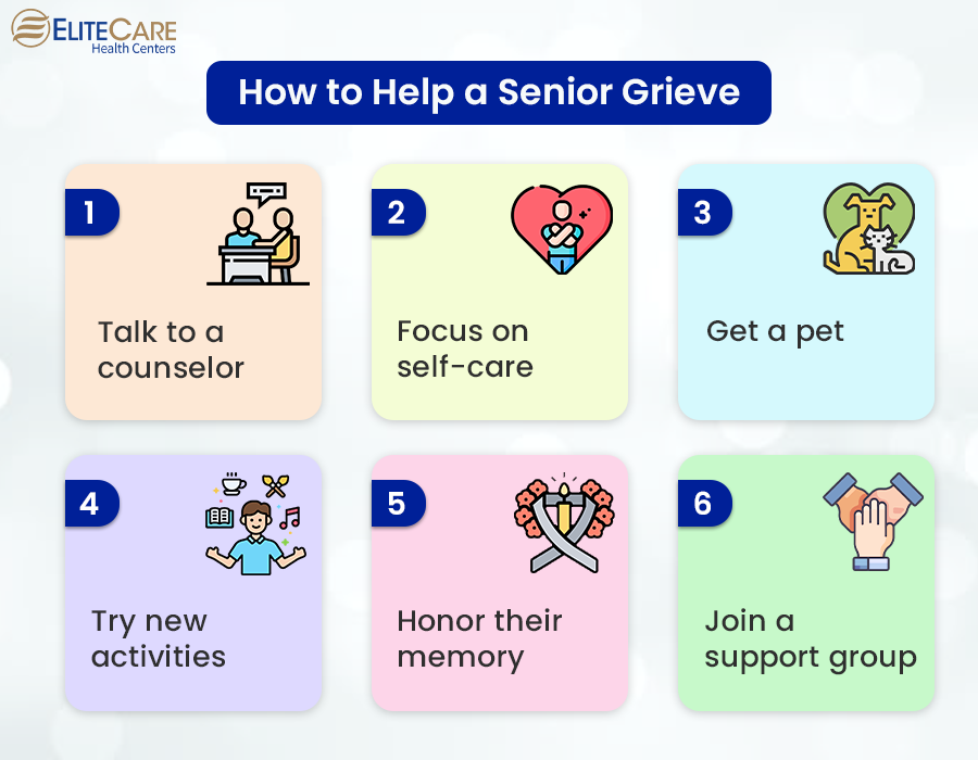 How to Help a Senior Grieve