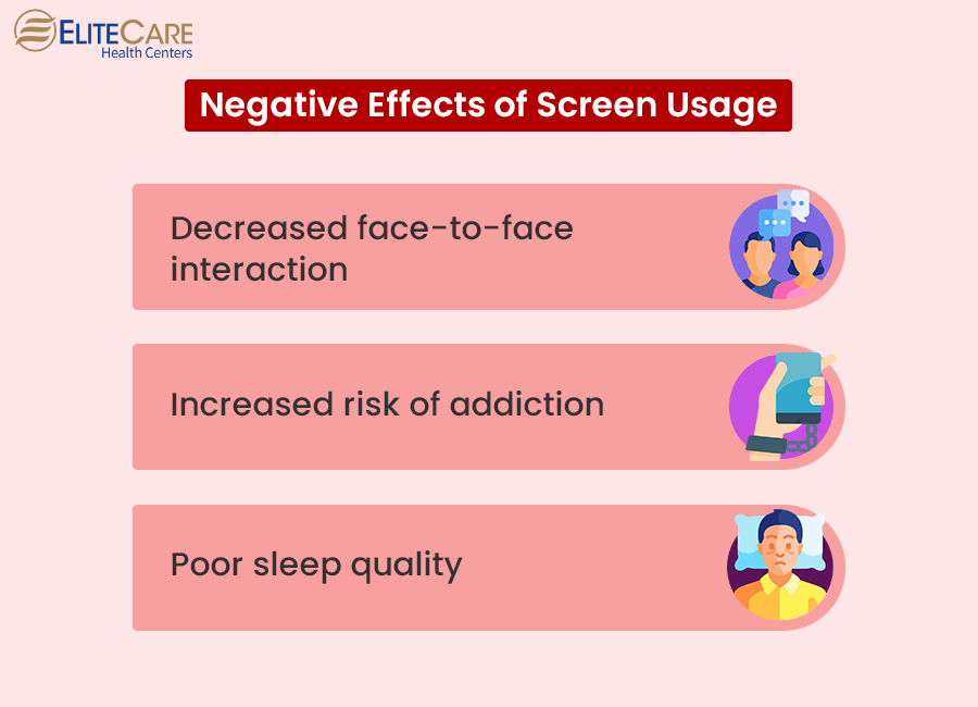Negative Effects of Screen Usage