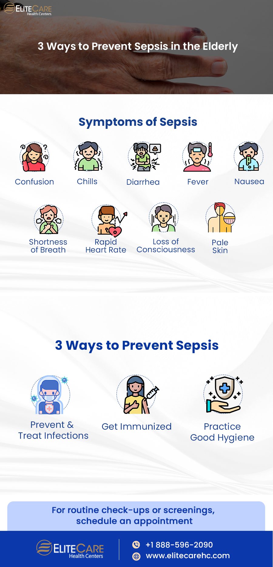 3 Ways to Prevent Sepsis in the Elderly | Infographic