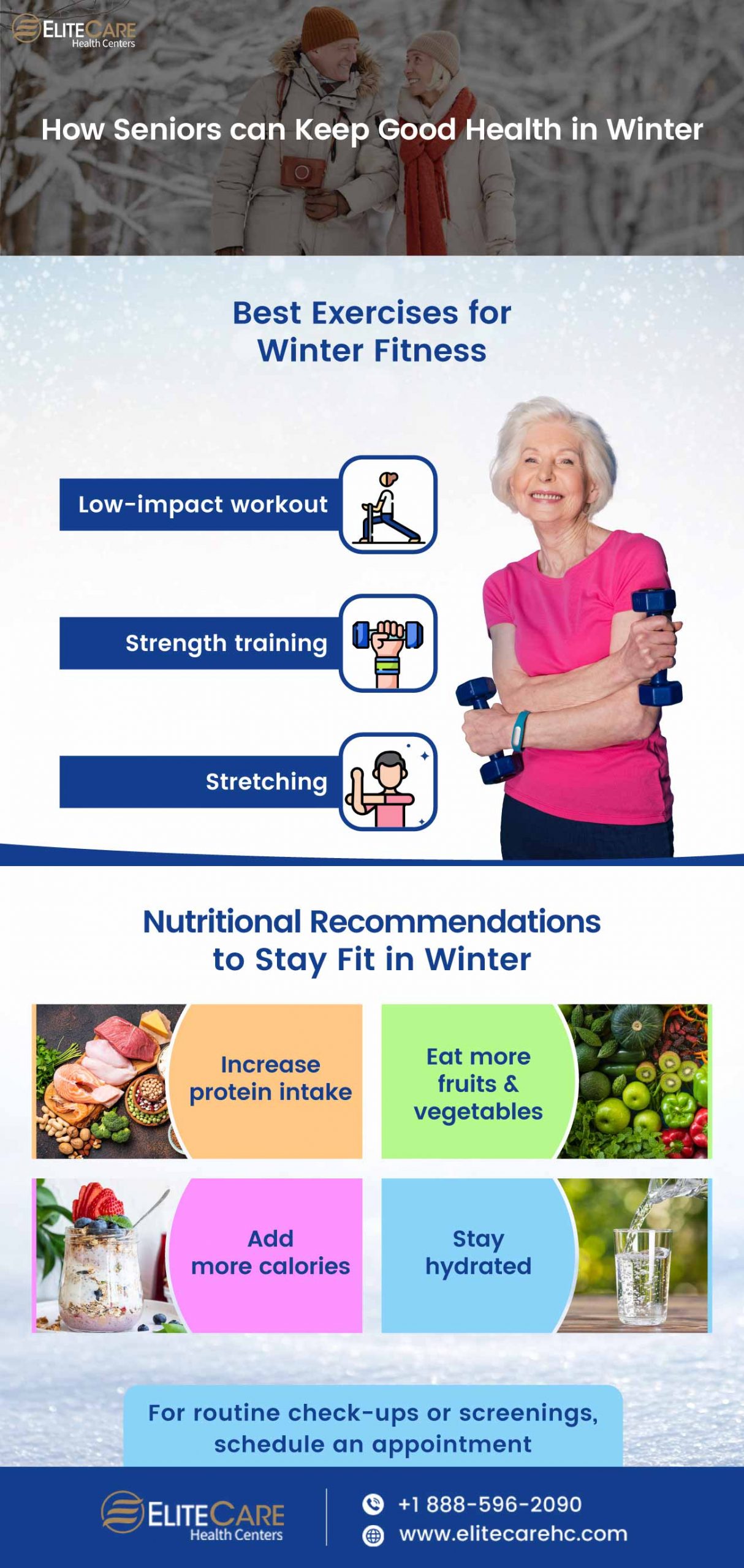 How Seniors can Keep Good Health in Winter | Infographic
