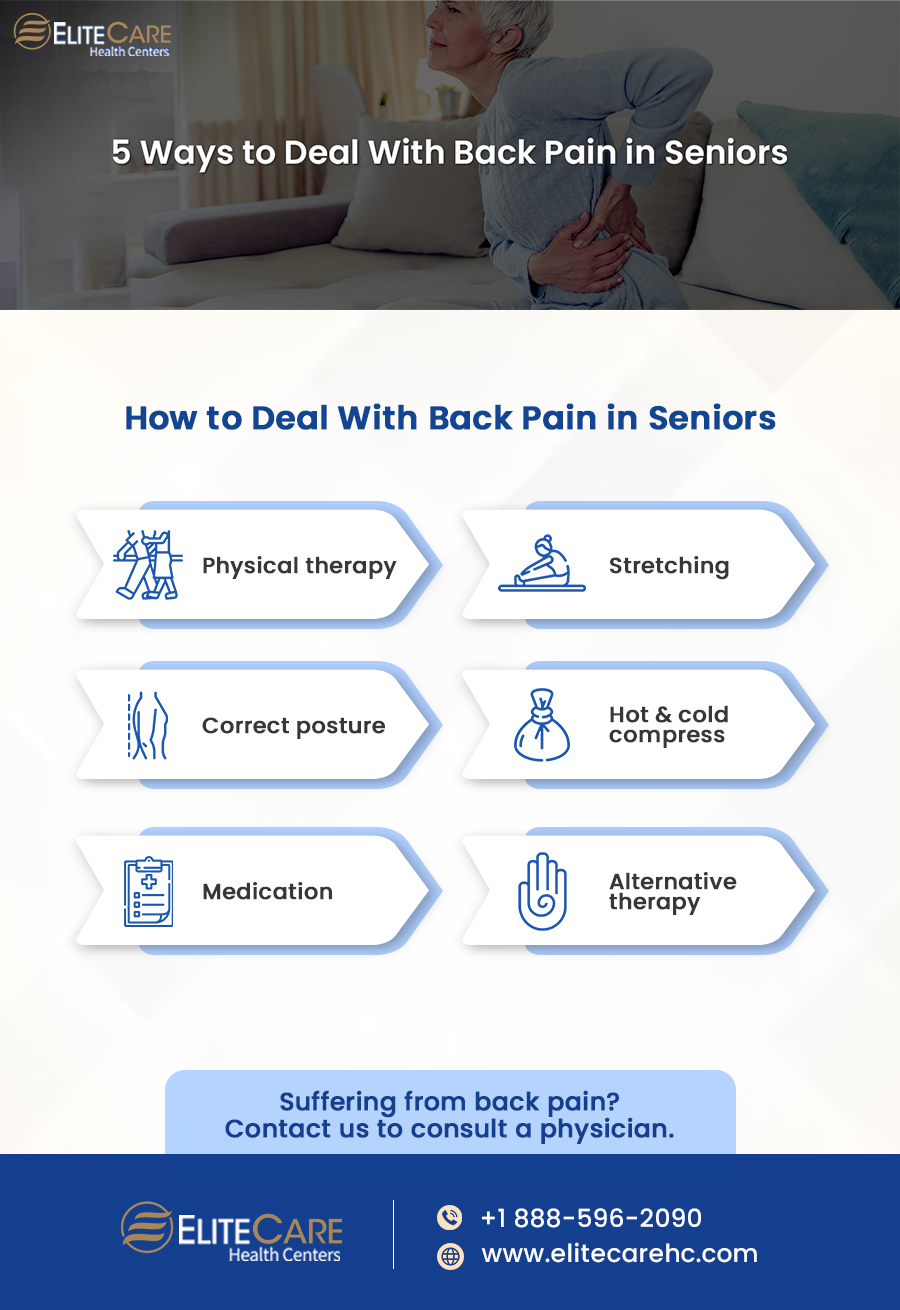 5 Ways to Deal with Back Pain in Seniors | Infographic
