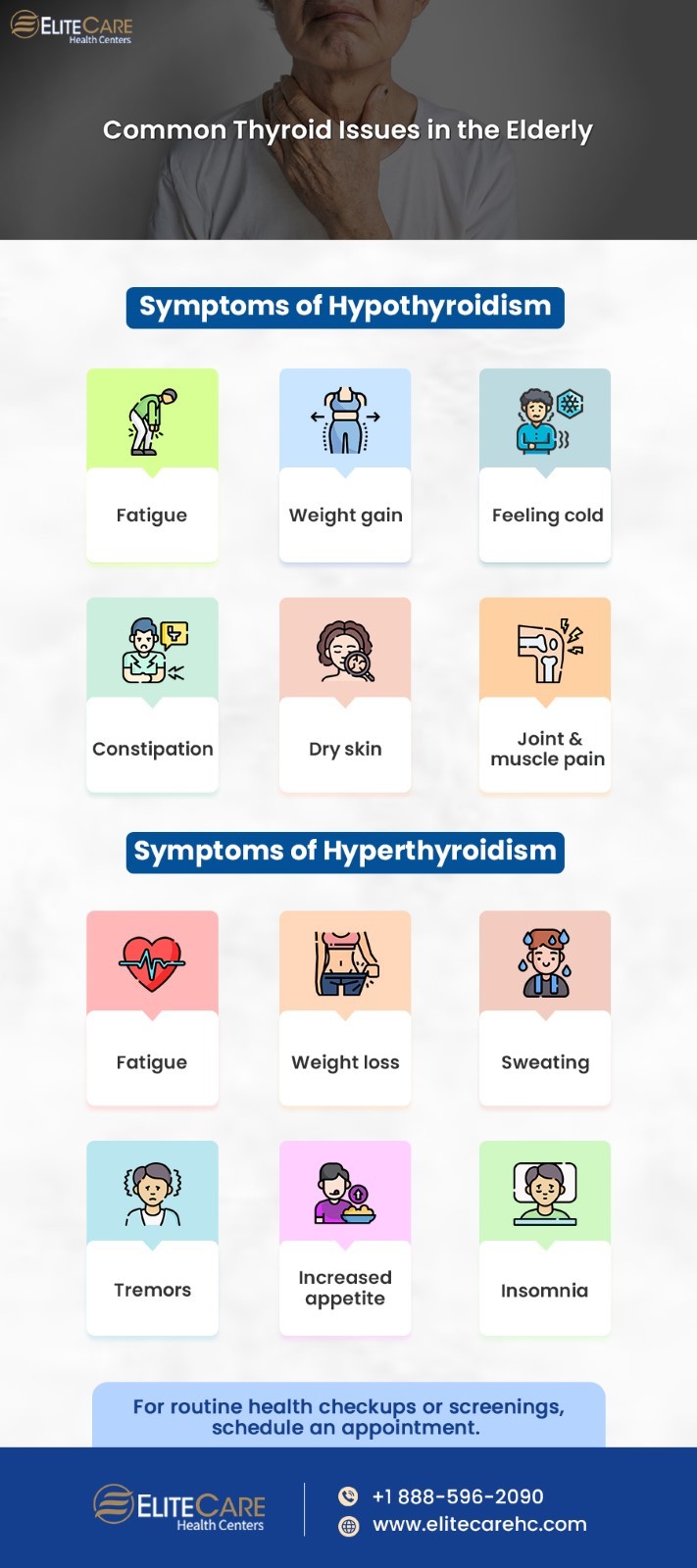 Common Thyroid Issues in the Elderly | Infographic