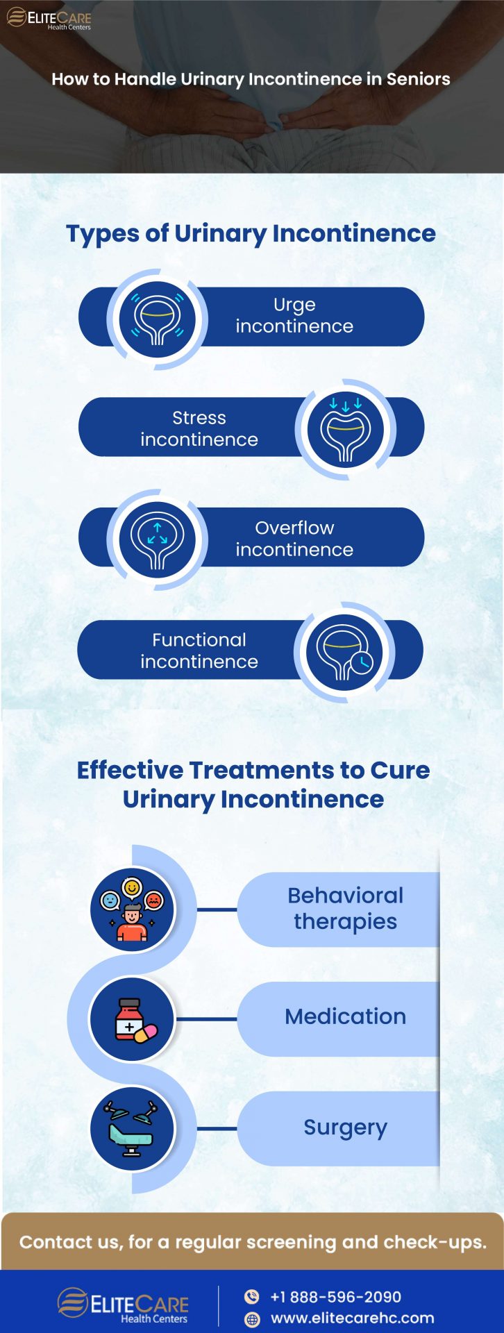 How to Handle Urinary Incontinence in Seniors | Infographic
