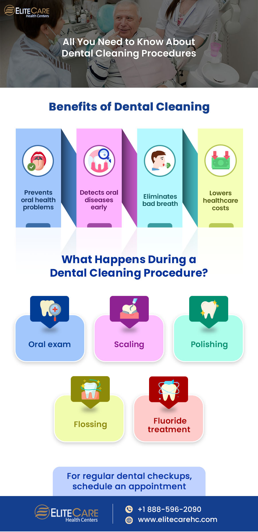 All You Need About Dental Cleaning Procedures | Infographic