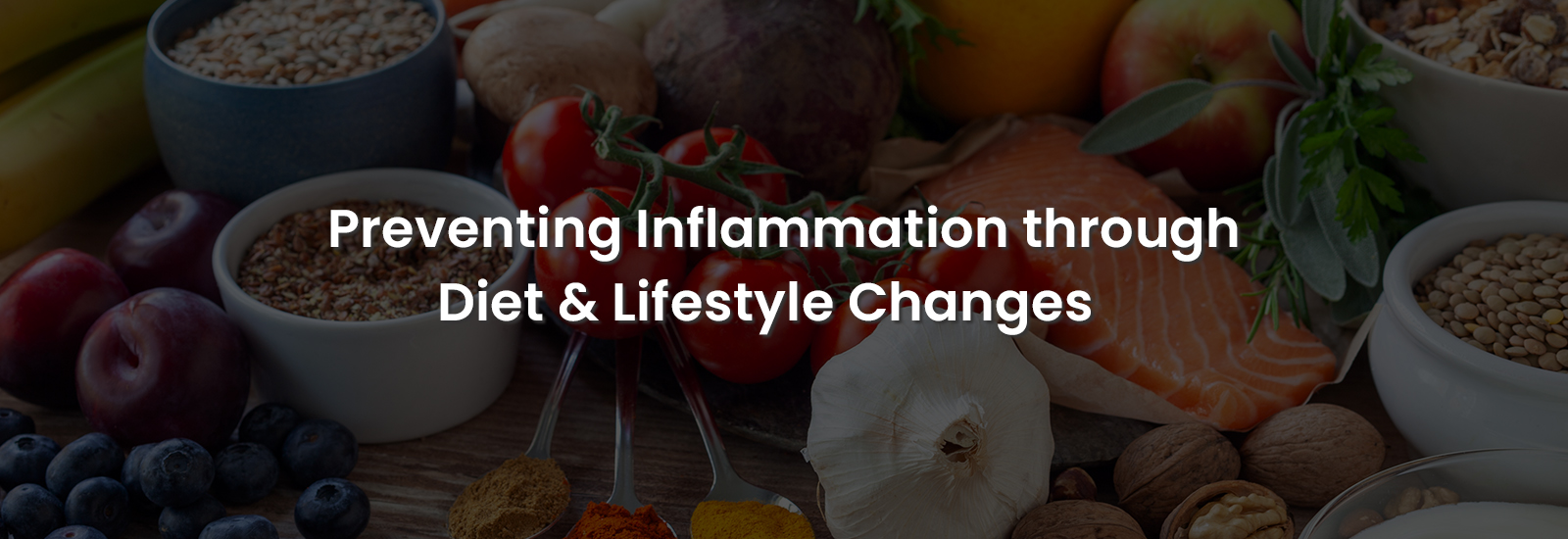 Preventing Inflammation Through Diet & Lifestyle Changes | Banner Image