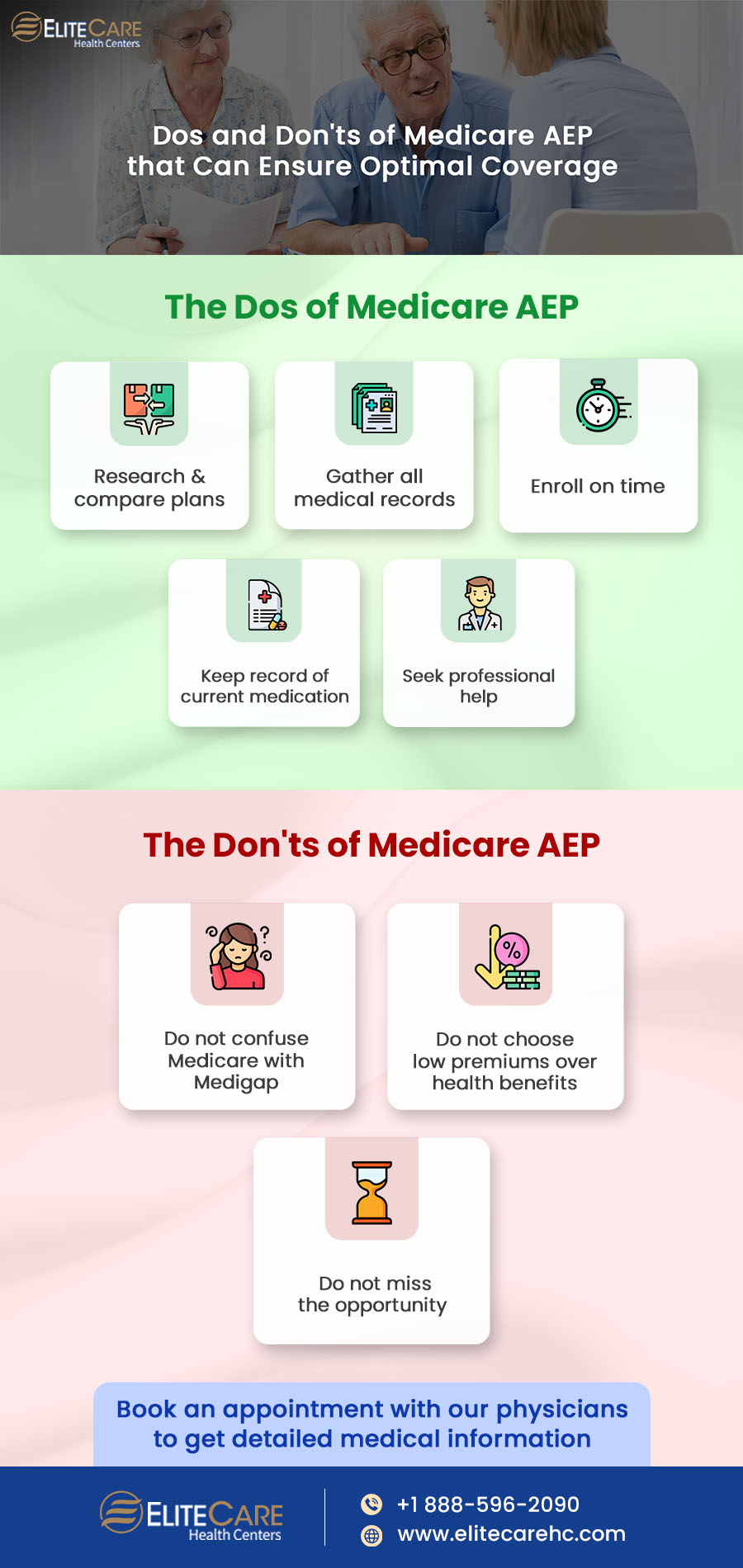 Dos and Don’ts of Medicare AEP that Can Ensure Optimal Coverage | Infographic