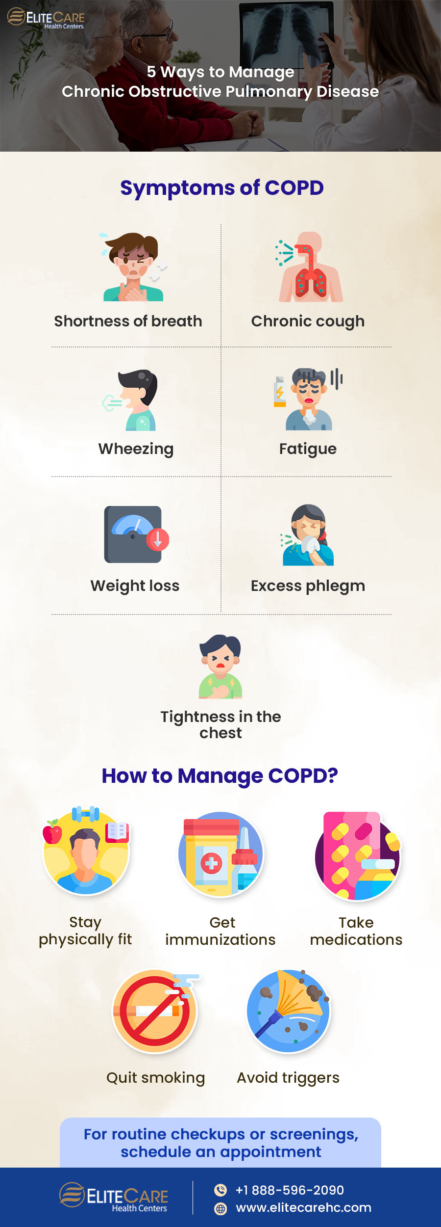 5 Ways to Manage Chronic Obstructive Pulmonary Disease | Infographic