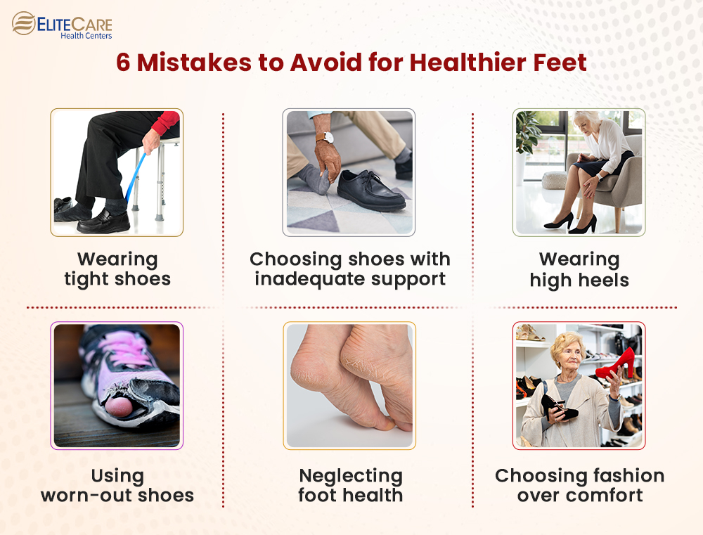 6 Mistakes to Avoid for Healthier Feet