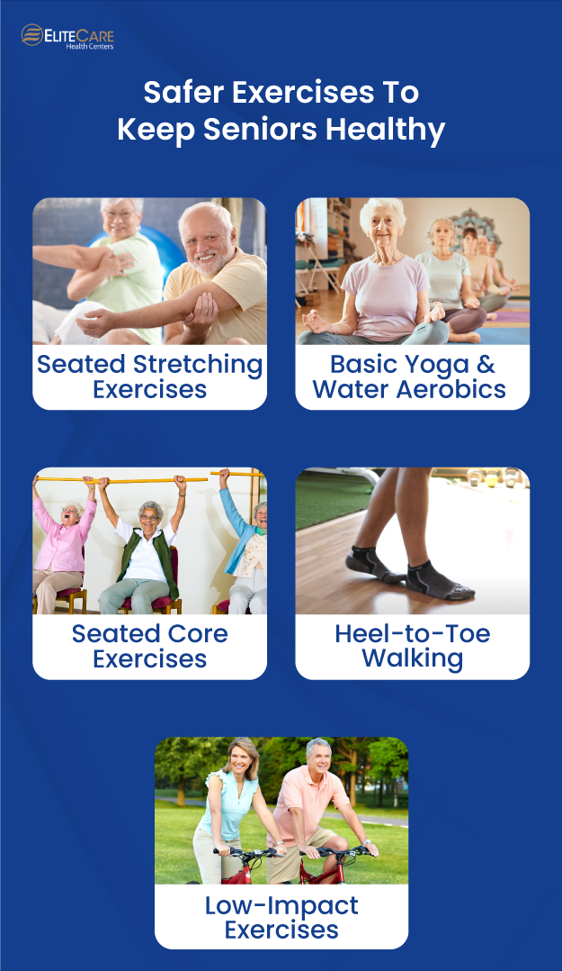 Safer Exercises to Keep Seniors Healthy