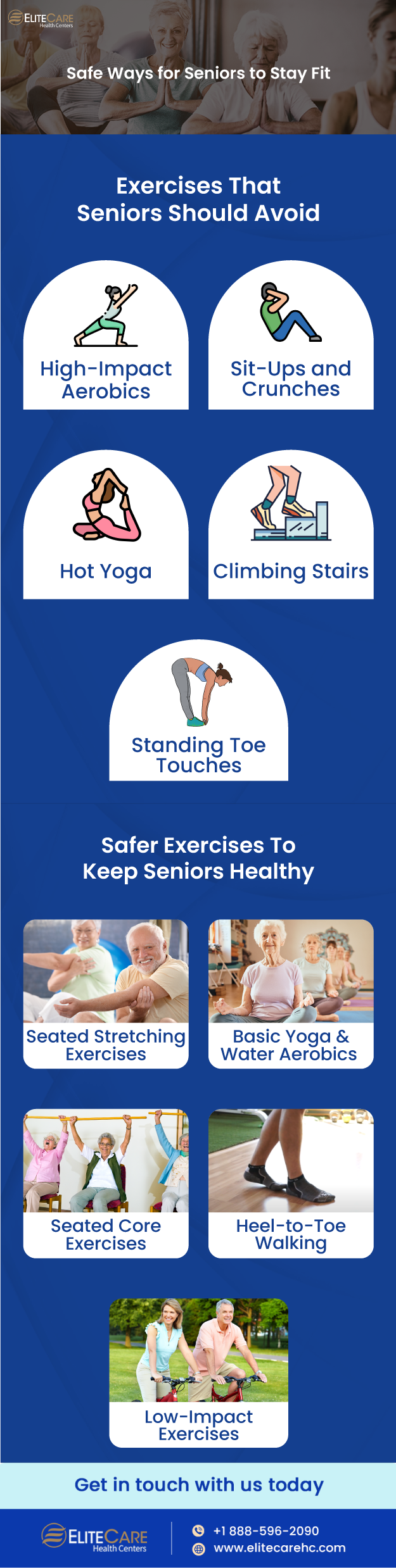 Safe Ways for Seniors to Stay Fit | Infographic