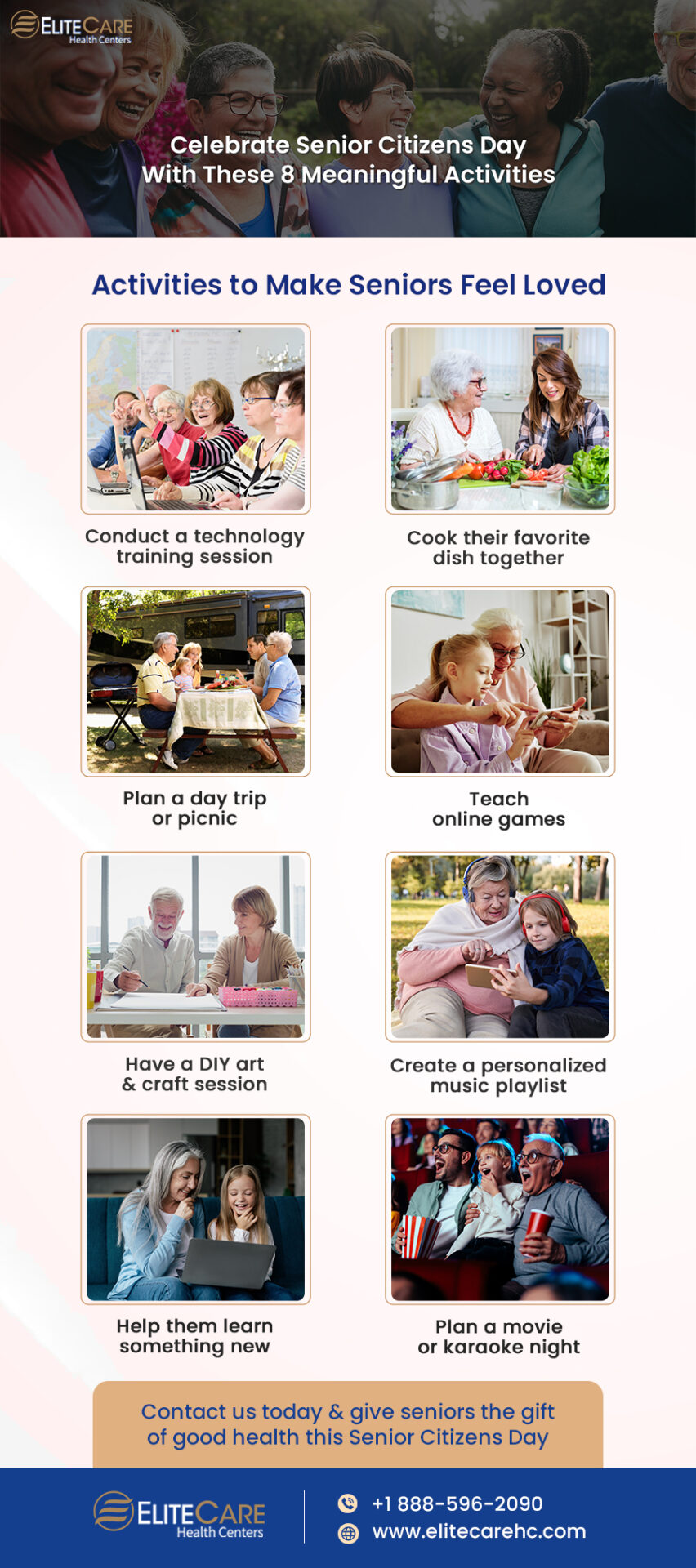 Celebrate Senior Citizens Day with These 8 Meaningful Activities | Infographic