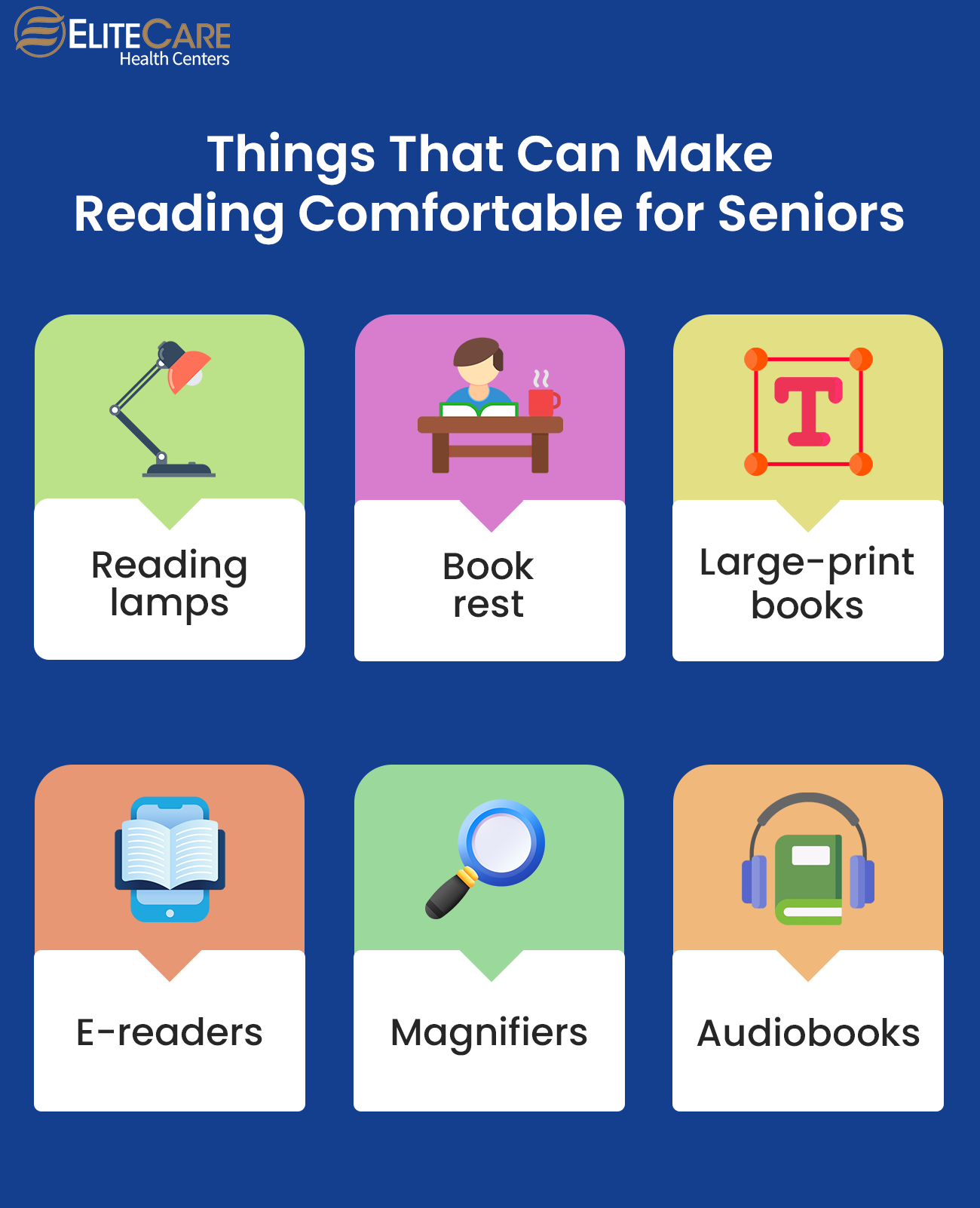 Things That Can Make Reading Comfortable for Seniors