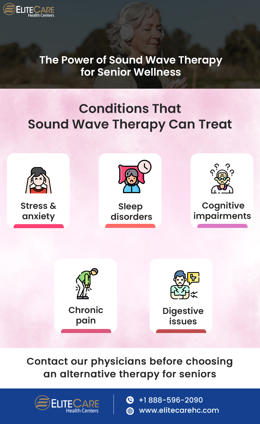 The Power of Sound Wave Therapy for Senior Wellness | Infographic