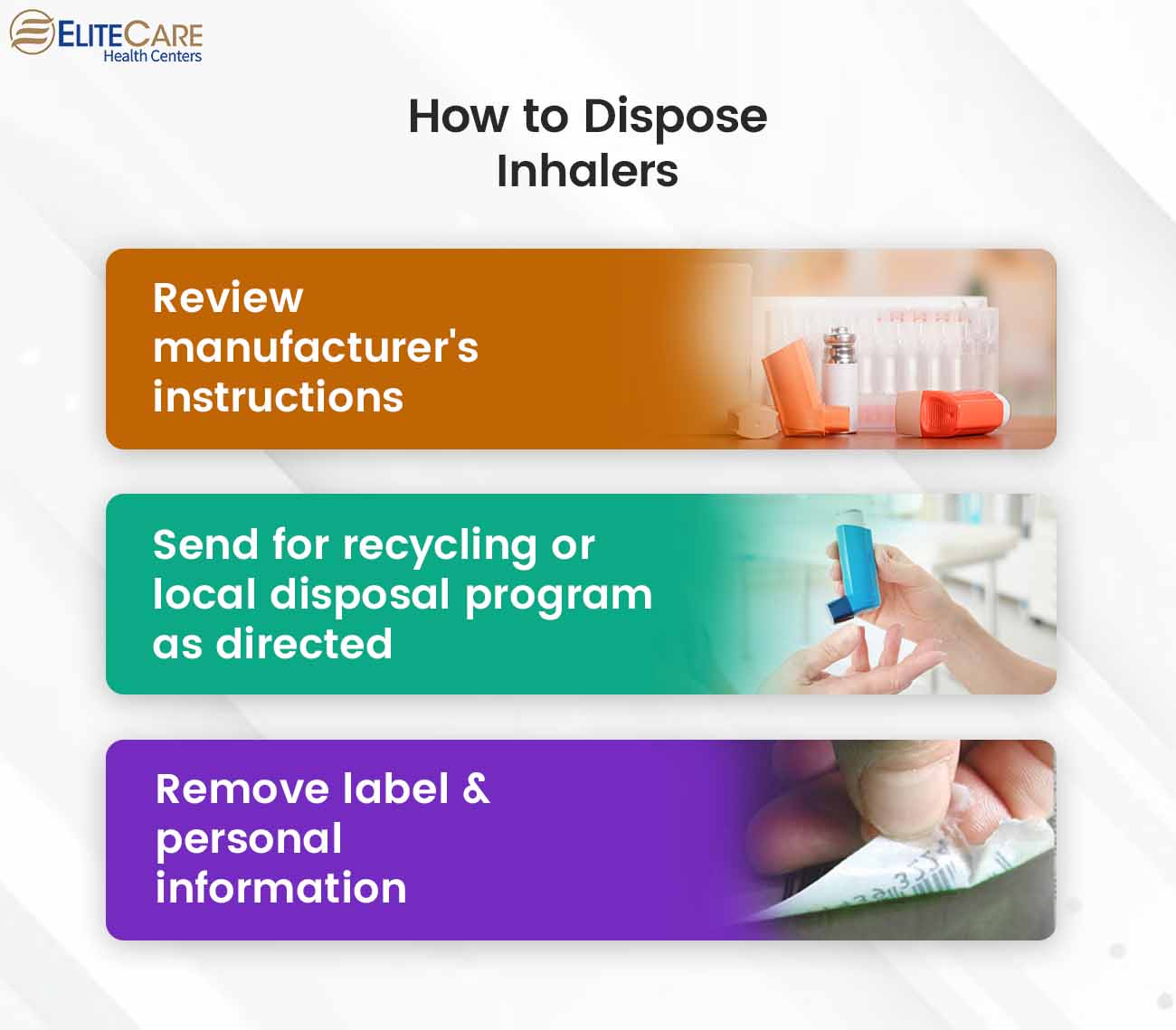 How to Dispose Inhalers