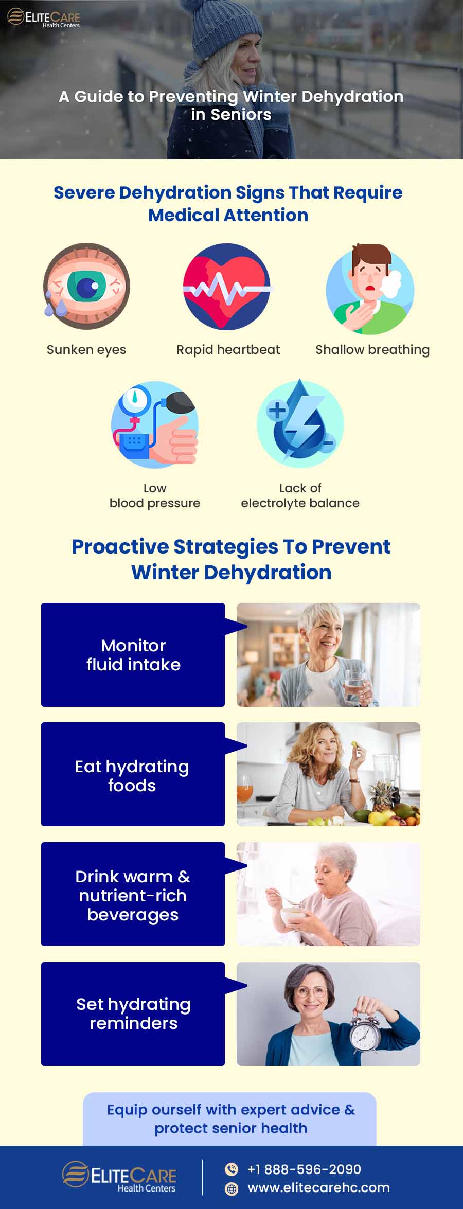A Guide to Preventing Winter Dehydration in Seniors | Infographic