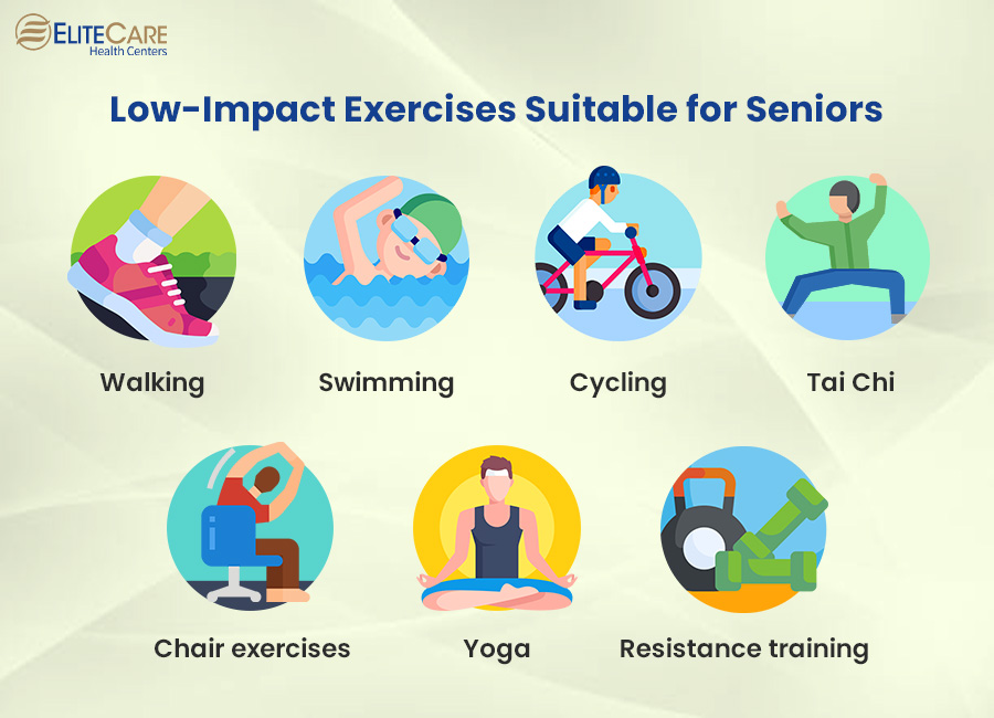 Low Impact Exercises Suitable for Seniors