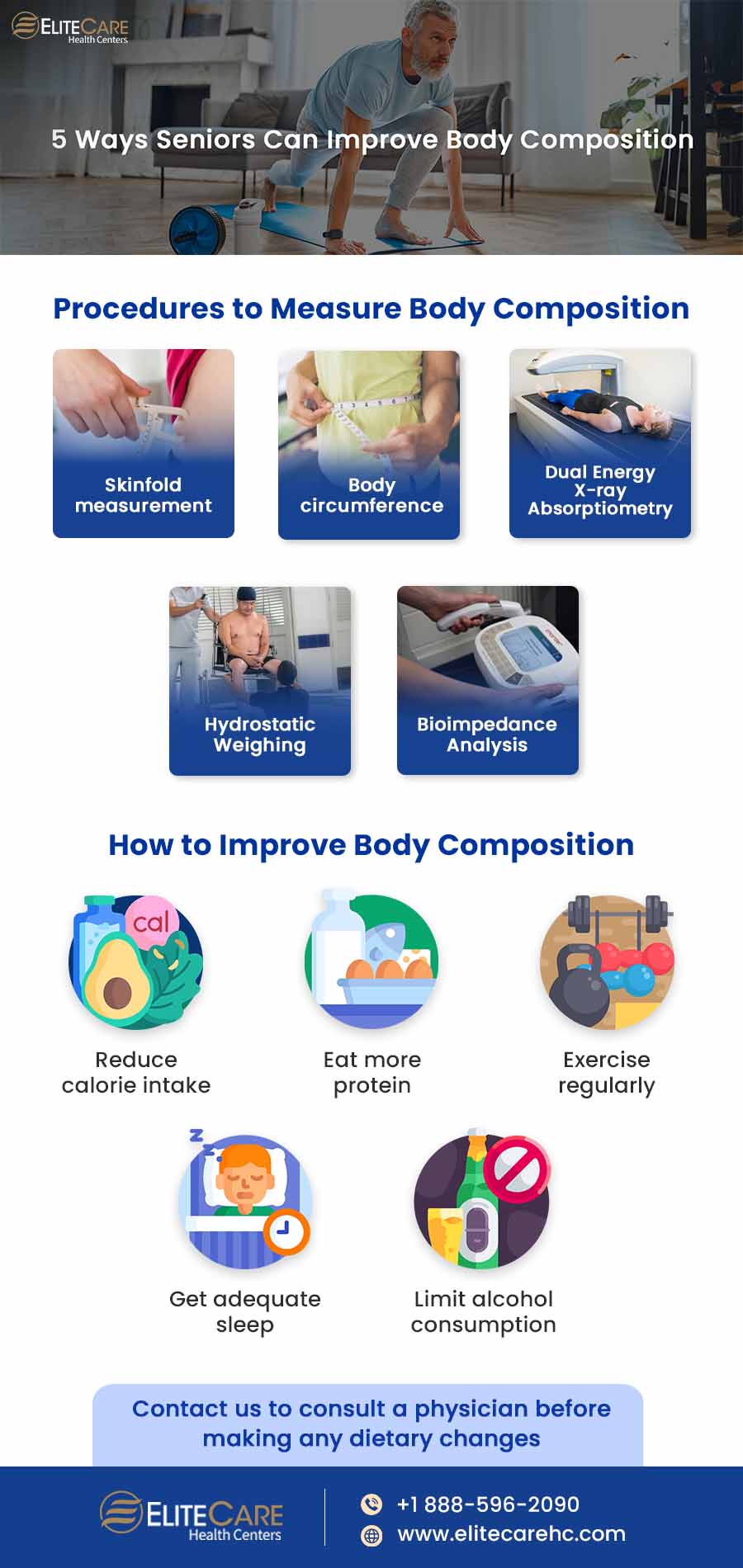 5 Ways Seniors Can Improve Body Composition | Infographic