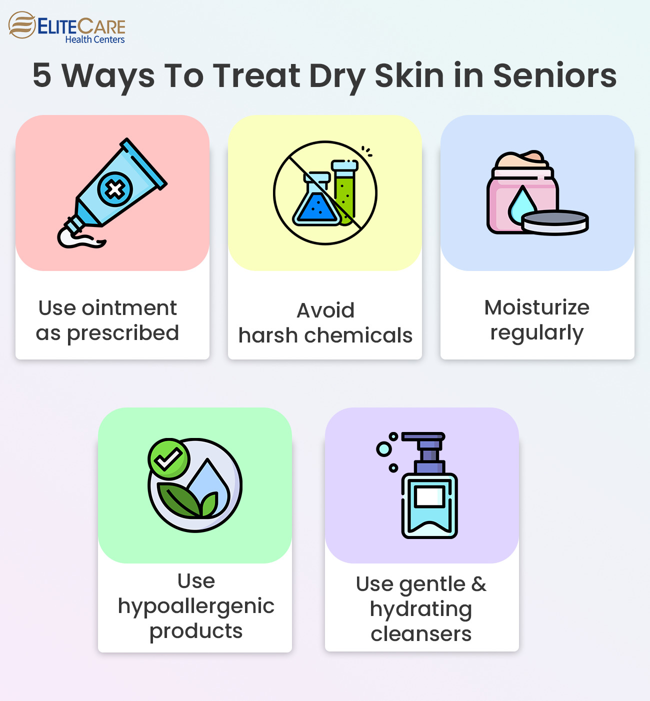 5 Ways to Treat Dry Skin in Seniors