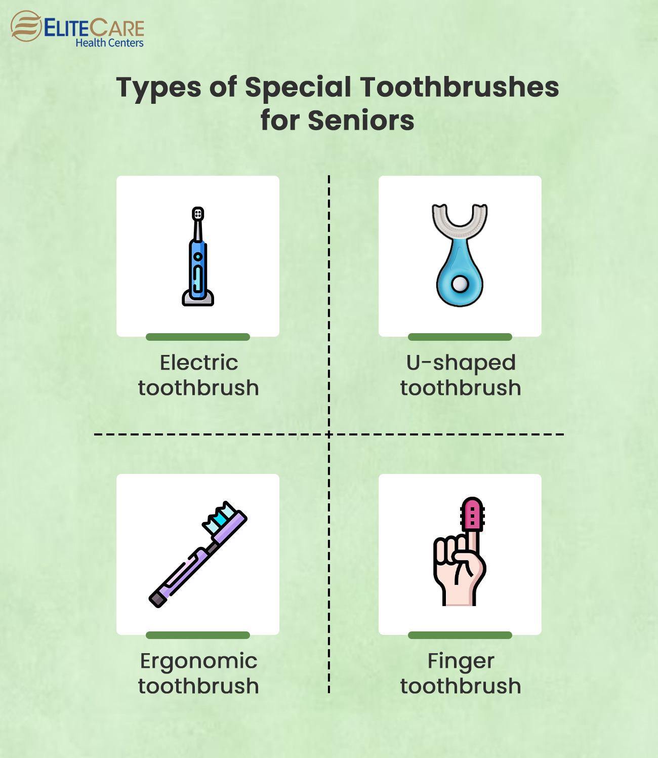 Types of Special Toothbrushes for Seniors