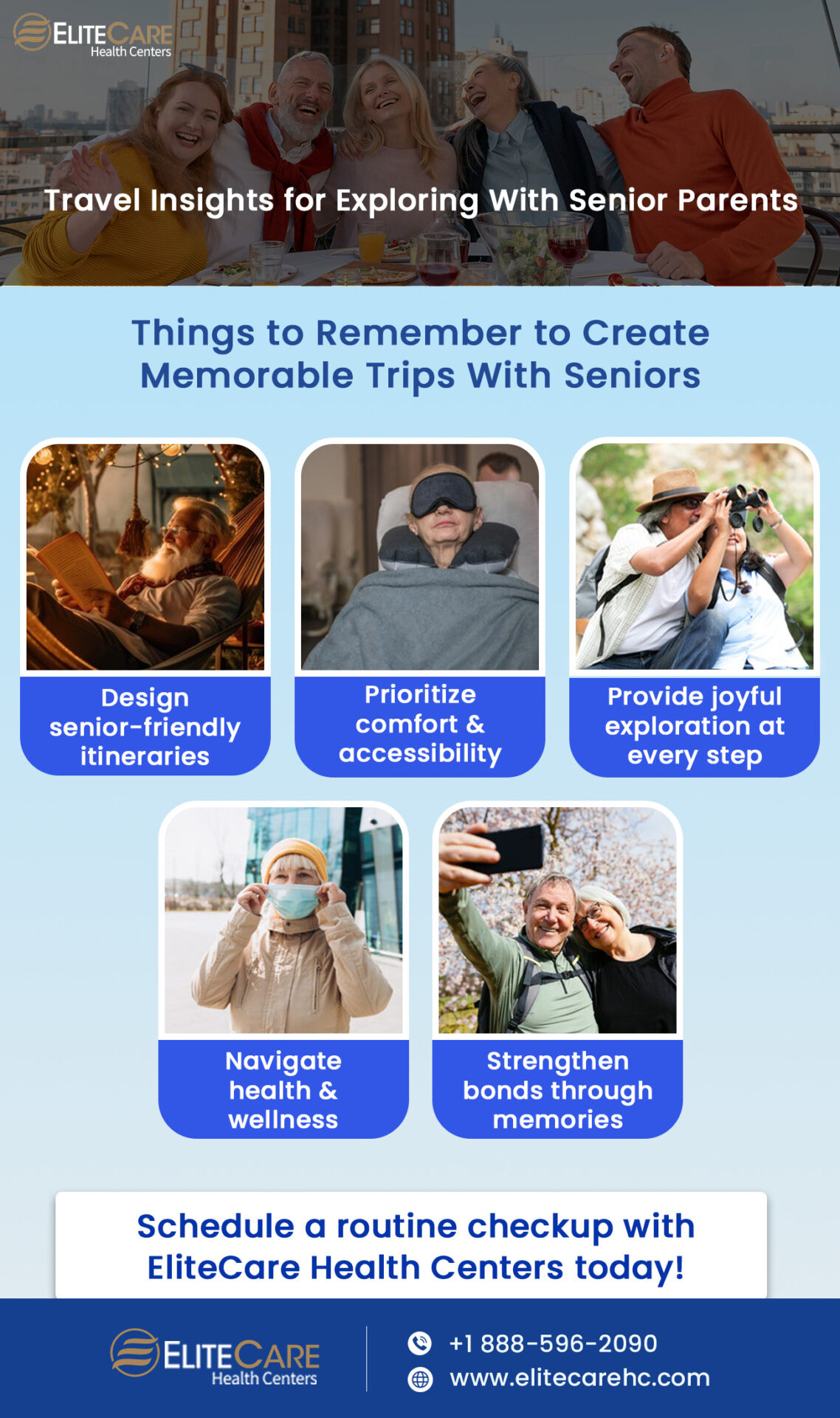 Travel Insights for Exploring with Senior Parents | Infographic